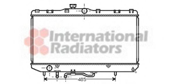 Imagine Radiator, racire motor VAN WEZEL 53002146