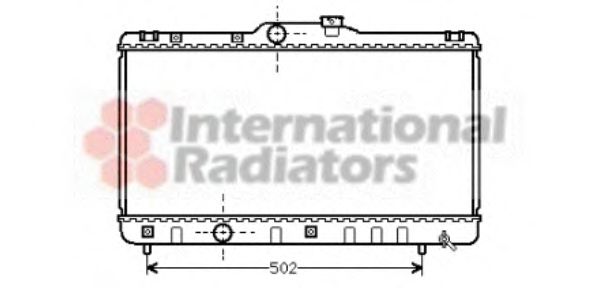 Imagine Radiator, racire motor VAN WEZEL 53002147