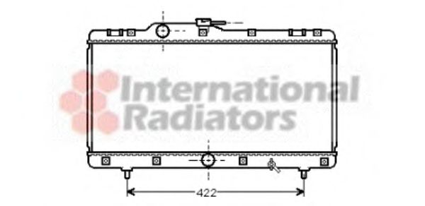 Imagine Radiator, racire motor VAN WEZEL 53002149