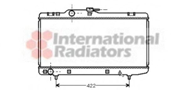 Imagine Radiator, racire motor VAN WEZEL 53002150