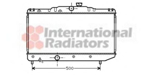 Imagine Radiator, racire motor VAN WEZEL 53002155