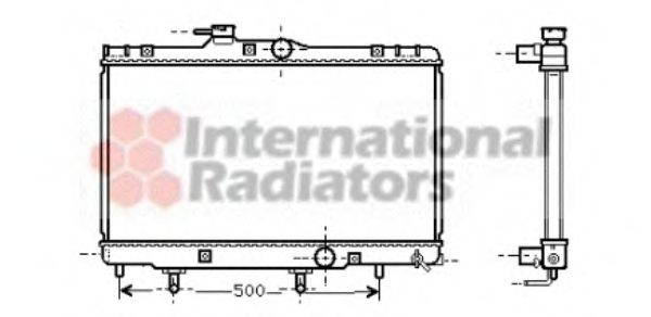 Imagine Radiator, racire motor VAN WEZEL 53002156