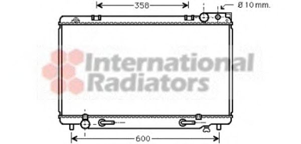 Imagine Radiator, racire motor VAN WEZEL 53002160