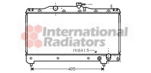 Imagine Radiator, racire motor VAN WEZEL 53002163