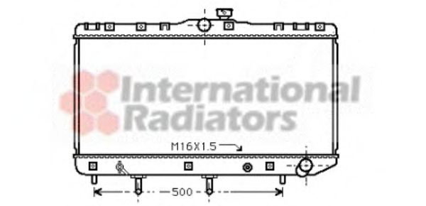 Imagine Radiator, racire motor VAN WEZEL 53002180