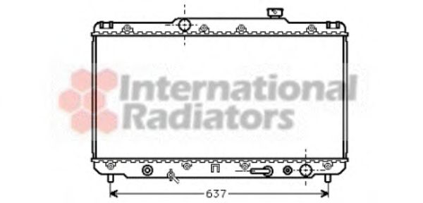 Imagine Radiator, racire motor VAN WEZEL 53002186