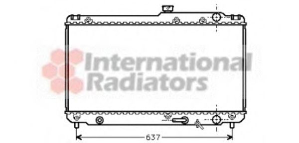 Imagine Radiator, racire motor VAN WEZEL 53002187