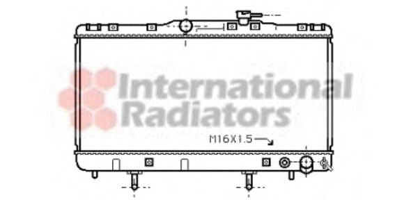 Imagine Radiator, racire motor VAN WEZEL 53002203