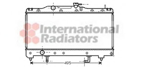 Imagine Radiator, racire motor VAN WEZEL 53002204