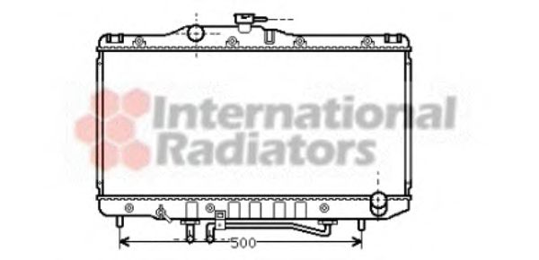 Imagine Radiator, racire motor VAN WEZEL 53002206