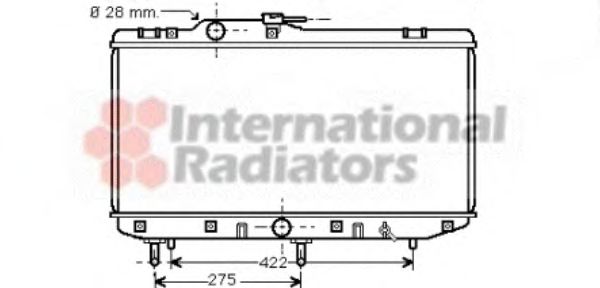 Imagine Radiator, racire motor VAN WEZEL 53002208