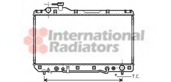 Imagine Radiator, racire motor VAN WEZEL 53002220