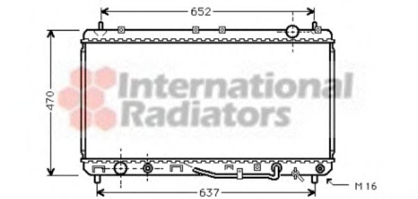 Imagine Radiator, racire motor VAN WEZEL 53002232
