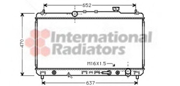 Imagine Radiator, racire motor VAN WEZEL 53002236