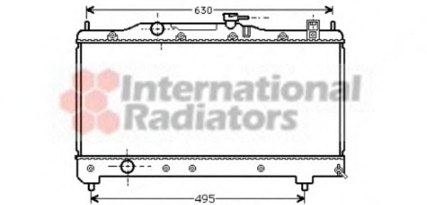 Imagine Radiator, racire motor VAN WEZEL 53002237