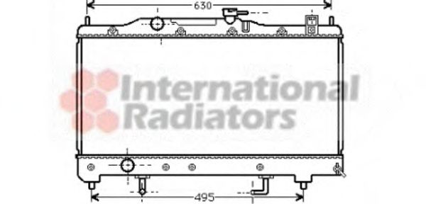 Imagine Radiator, racire motor VAN WEZEL 53002238