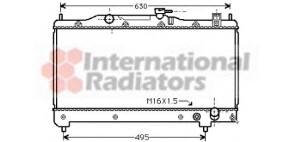 Imagine Radiator, racire motor VAN WEZEL 53002239