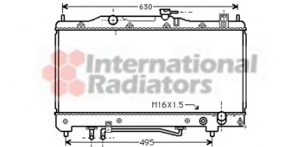 Imagine Radiator, racire motor VAN WEZEL 53002240