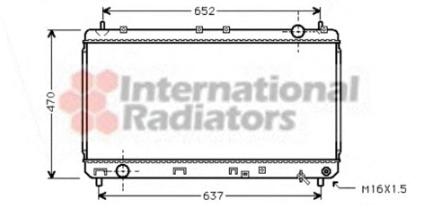 Imagine Radiator, racire motor VAN WEZEL 53002247