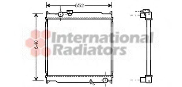 Imagine Radiator, racire motor VAN WEZEL 53002248