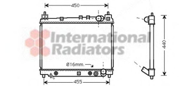 Imagine Radiator, racire motor VAN WEZEL 53002259