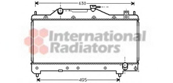 Imagine Radiator, racire motor VAN WEZEL 53002283