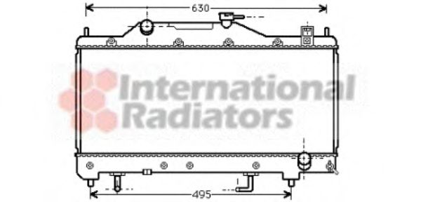 Imagine Radiator, racire motor VAN WEZEL 53002284