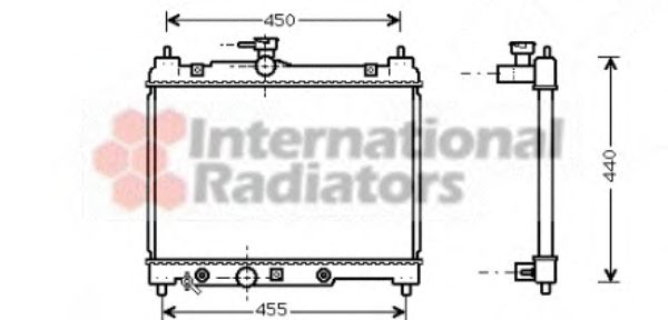 Imagine Radiator, racire motor VAN WEZEL 53002287