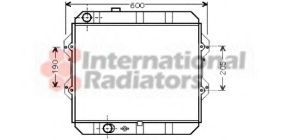 Imagine Radiator, racire motor VAN WEZEL 53002292