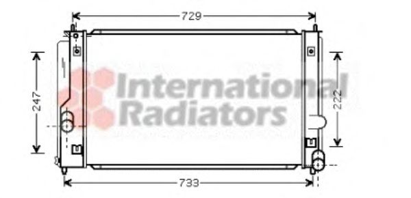 Imagine Radiator, racire motor VAN WEZEL 53002295