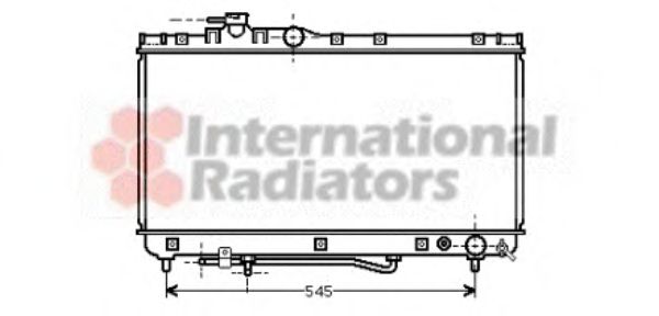 Imagine Radiator, racire motor VAN WEZEL 53002304