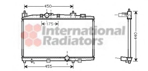 Imagine Radiator, racire motor VAN WEZEL 53002318