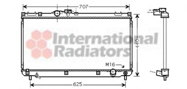 Imagine Radiator, racire motor VAN WEZEL 53002321