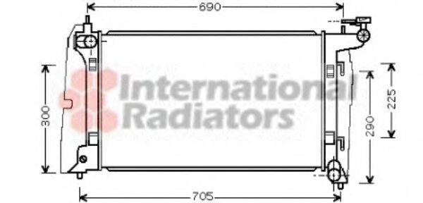 Imagine Radiator, racire motor VAN WEZEL 53002323