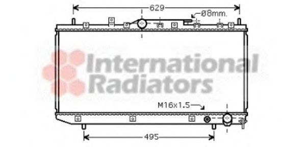 Imagine Radiator, racire motor VAN WEZEL 53002324