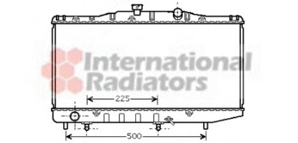 Imagine Radiator, racire motor VAN WEZEL 53002325