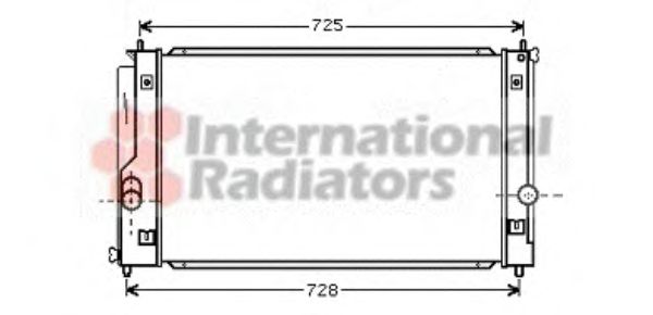 Imagine Radiator, racire motor VAN WEZEL 53002334