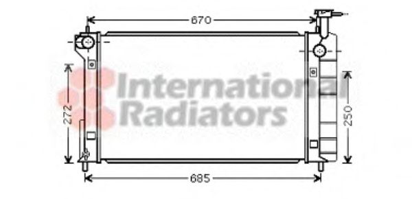 Imagine Radiator, racire motor VAN WEZEL 53002335