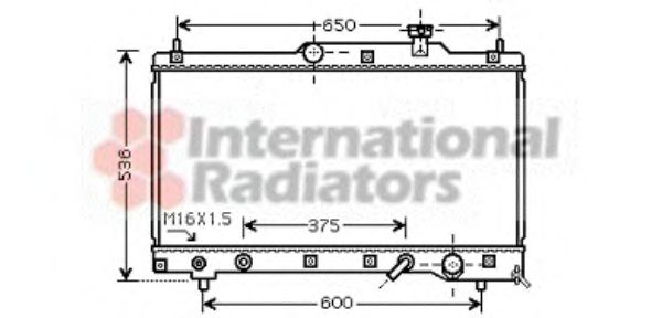 Imagine Radiator, racire motor VAN WEZEL 53002336