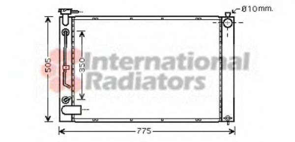 Imagine Radiator, racire motor VAN WEZEL 53002343