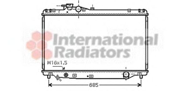 Imagine Radiator, racire motor VAN WEZEL 53002347