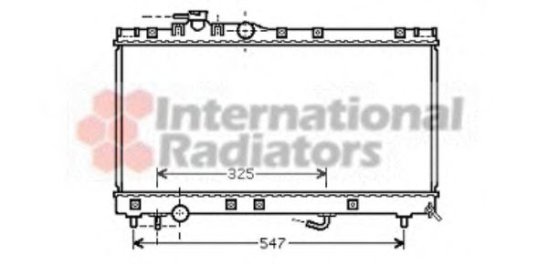 Imagine Radiator, racire motor VAN WEZEL 53002350