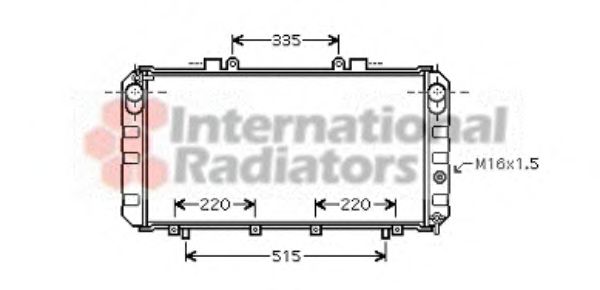 Imagine Radiator, racire motor VAN WEZEL 53002355