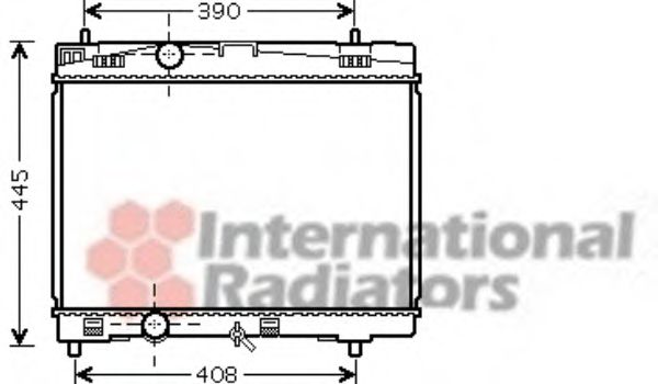 Imagine Radiator, racire motor VAN WEZEL 53002357