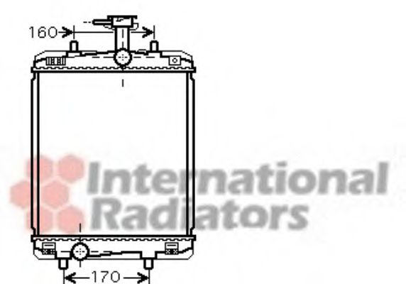 Imagine Radiator, racire motor VAN WEZEL 53002360