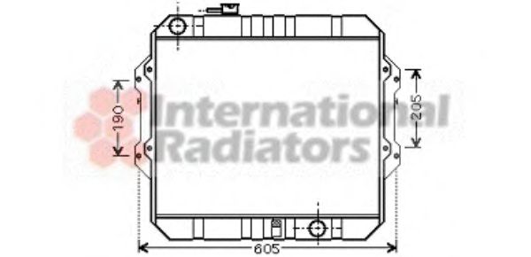 Imagine Radiator, racire motor VAN WEZEL 53002371