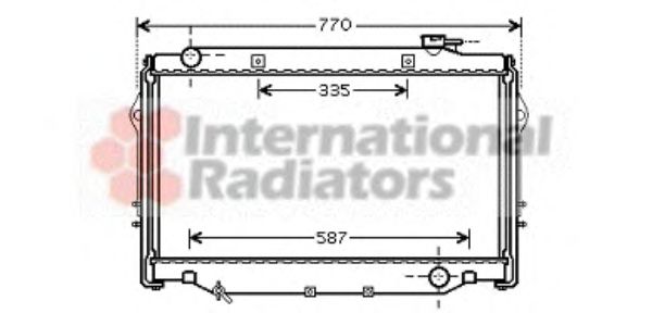 Imagine Radiator, racire motor VAN WEZEL 53002377