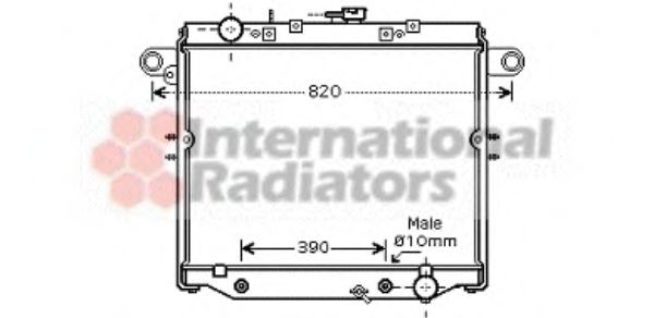 Imagine Radiator, racire motor VAN WEZEL 53002378