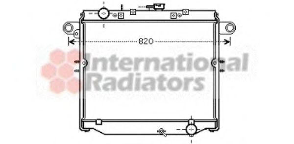 Imagine Radiator, racire motor VAN WEZEL 53002379