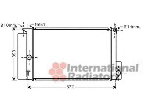 Imagine Radiator, racire motor VAN WEZEL 53002397